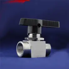 1/" BSP Euqal Женский 304 из нержавеющей стали запорный шаровой клапан для воды, газа, масла 2,5 МПа