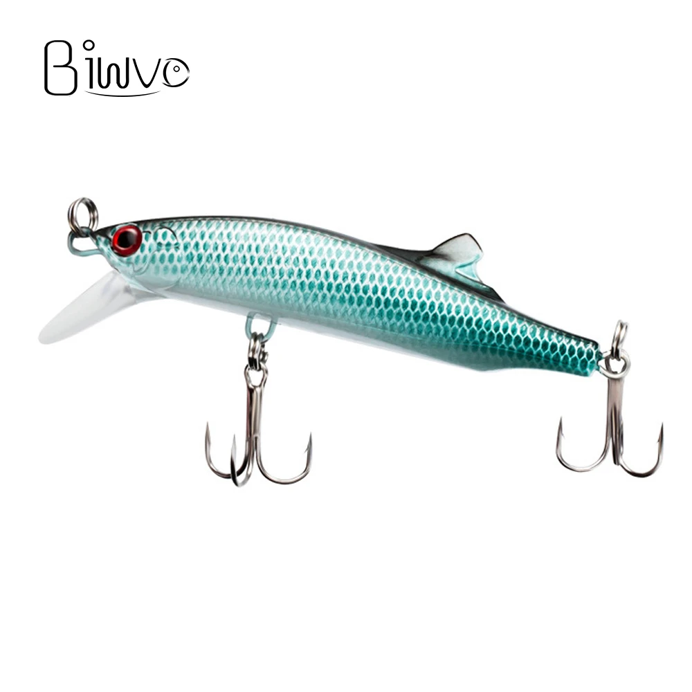 Biwvo Minnow Воблер для рыболовной наживки зимний рыболовный воблер Кривошип
