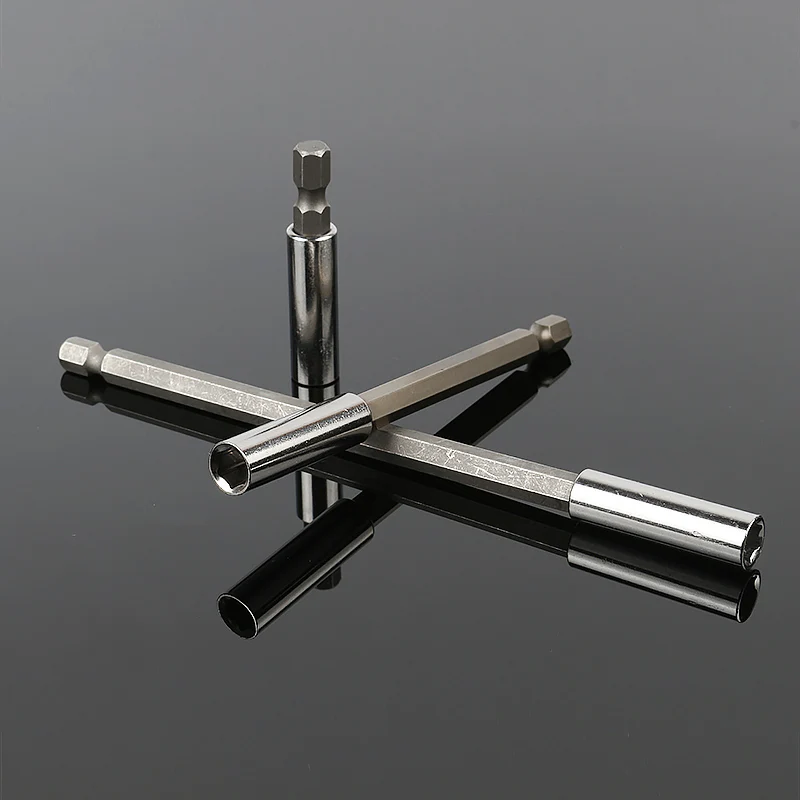 

1PC1/4" Hex rod Shank Screwdriver Bit Magnetic Bit Holder Set Extensions Quick Change Tip Holder Hand Tool Extend Socket