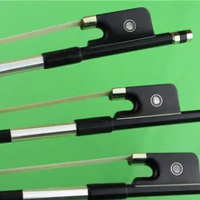 Сильный Черный углеродного волокна виолончель лук 4/4 professional Лук ebony Лягушка