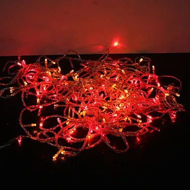 buy New Year LED Christmas Lights Outdoor AC220V 50M EU Plug Christams Garlands Cristmas Lights LED Guirlande Lumineuse Navidad