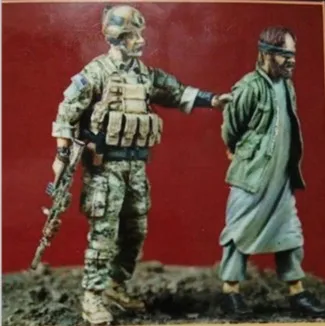 1/35 масштаб современные американские спецназ и заключенные Смола Модель комплект