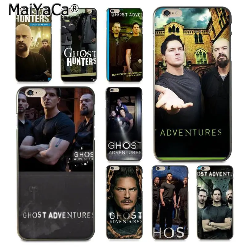 

MaiYaCa Ghost Adventures TV Series Newest Super Cute Phone Cases for iPhone 8 7 6 6S Plus X 10 5 5S SE 5C Coque Shell