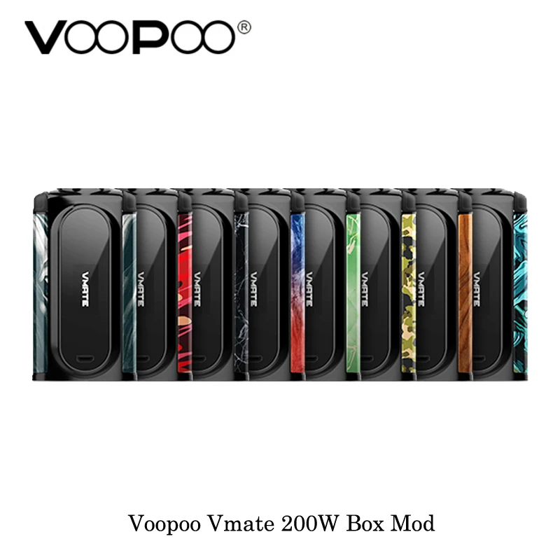 

electronic cigarette Voopoo Vmate 200W TC Box Mod Balance Charge Powered By Dual 18650 Battery Vape Vaporizer VS Drag Box mod