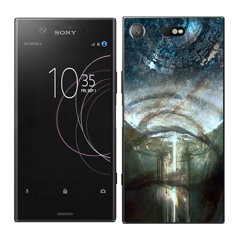 Чехлы для телефонов для Sony Xperia XZ1 компактный чехол для сна чехол с рисунком Fundas Мягкий силиконовый чехол из ТПУ ультра тонкие чехлы - Цвет: 08