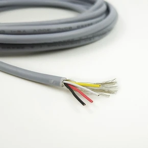 Aipinchun, 20 метров, 2, 3, 4, 5 ядер, экранированный провод UL 2547, 28AWG, 2,1 канальный звуковой сигнал, кабель, экранированный провод для усилителя - Цвет: 4-Cores Grey