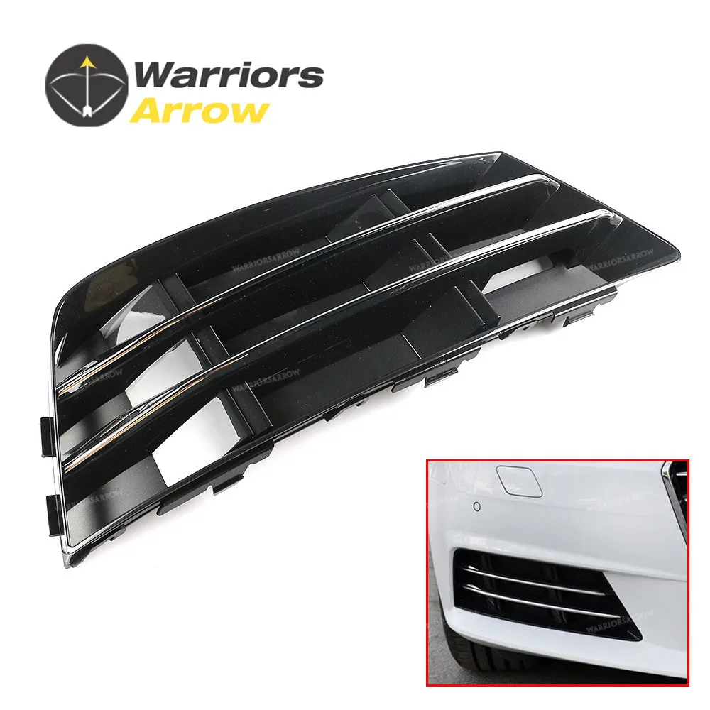 8W0807682R для Audi A4 B9 2016 2017 правая боковая противотуманная фасветильник хромированная