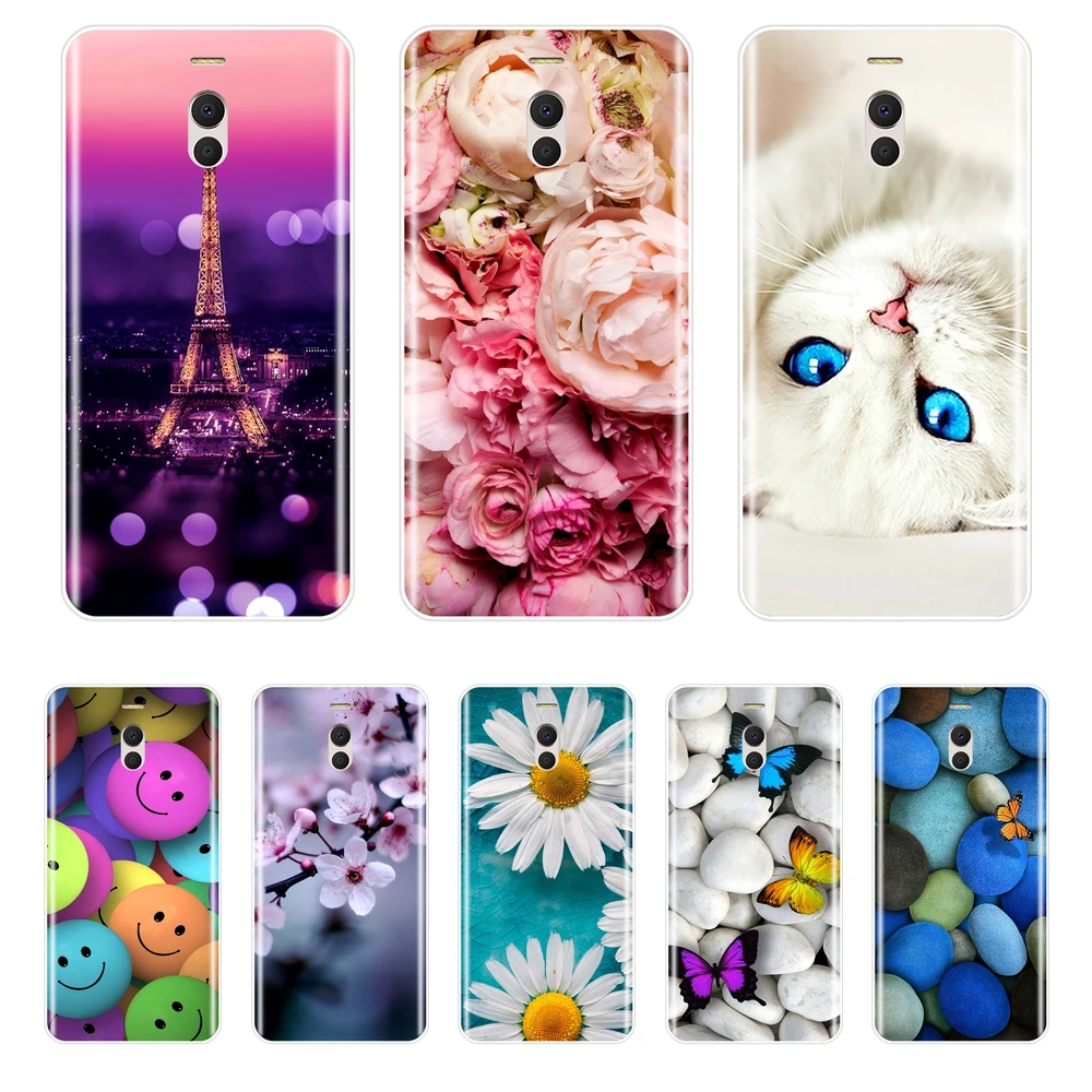 

Phone Case For Meizu M6 M6S M5C M5 M5S M3S M3 M2 Soft Silicone TPU Cute Cat Painted Back Cover For Meizu M6 M5 M3 M2 Note Case