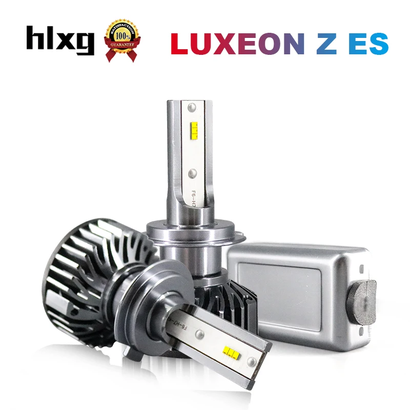 HLXG 2 шт. h7 LED H4 с Lumileds Luxeon ZES чип Автомобильная фара лампа 12000LM 72 Вт H11 H1 H8 9005 HB3 9006 HB4