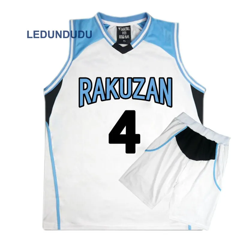 Аниме Kuroko no Basuke Баскетбол Косплей Rakuzan школьная трикотажная форма футболка топы +