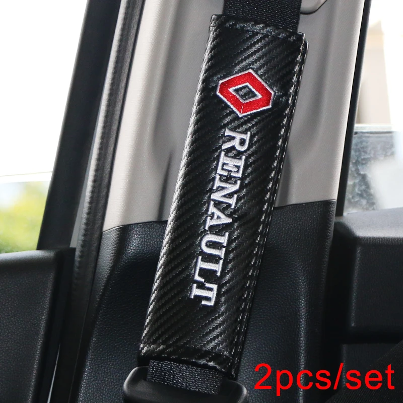 

2pcs Seat Belt Cover Pad fit for Renault duster megane 2 logan renault clio 2110