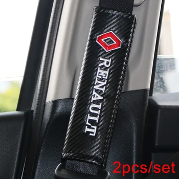 

2pcs Seat Belt Cover Pad fit for Renault duster megane 2 logan renault clio 2110