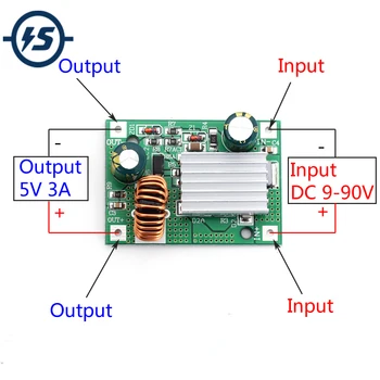 

9V 12V 24V 36V 48V 72V 120V to 5V/12V 3A DC Step Down Module Power Supply Non-isolated Buck Converter
