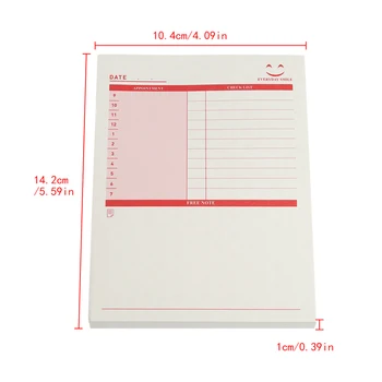 

Planner Memo Pad Check List Weekly Monthly Plan Note Paper Scheduler 60 Sheet W30