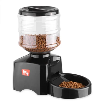 

Programmable 5.5L LCD Display Automatic Pet Feeder for Cat Dog Electric Dry Food Dispenser Dish Bowl 1-3 Meal/Day with Timer