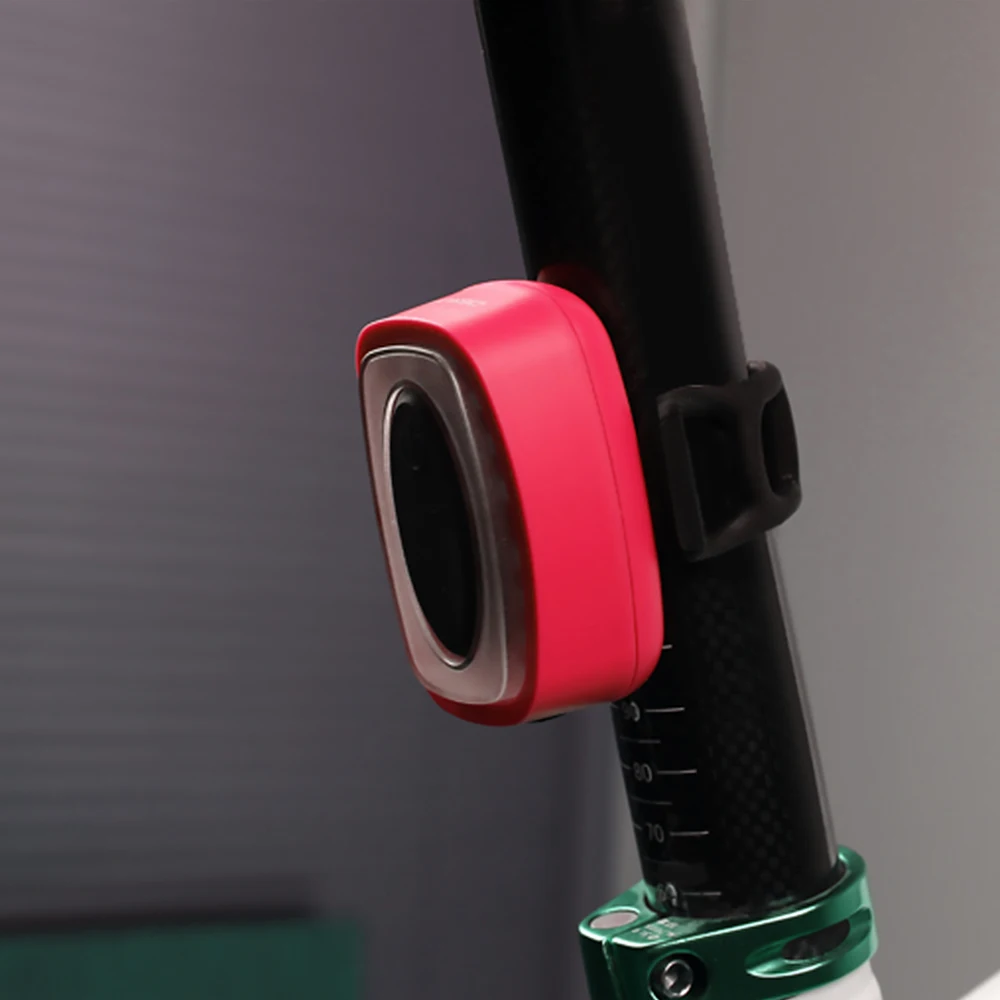Top Tail Light For Bicycle Red Blinker Strap-on Bike Taillight Cycling Warning Light Bike Rear Light Rechargeable Safety Bike LED 8