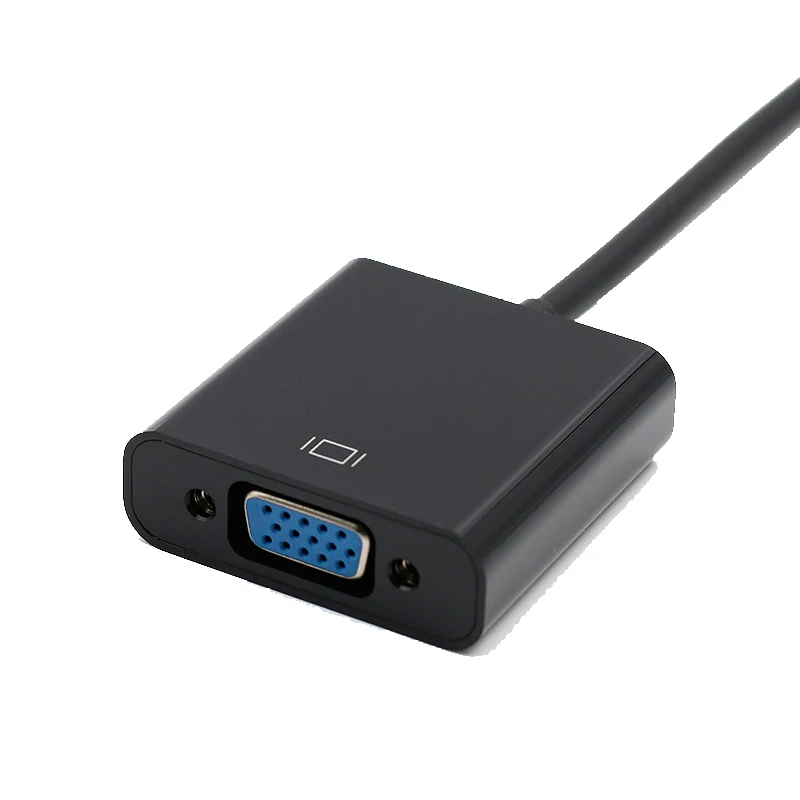 Переходник HDMI в VGA 1080P штекер Famale преобразователь адаптер цифровой аналоговый