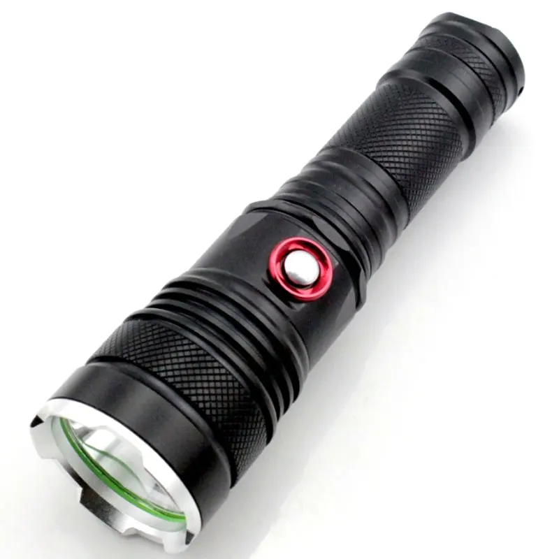 

Xm-l T6 1200lm Aluminum Waterproof Led Flashlight Torch Light For 18650 Rechargeable Battery