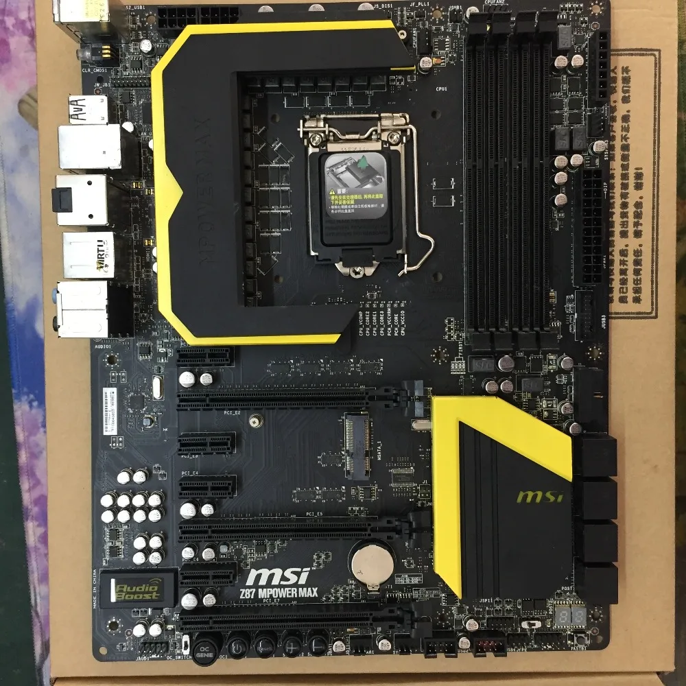 For MSI Z87 MPOWER MAX LGA 1150 Intel motherboard DDR3 32GB for i3 i5