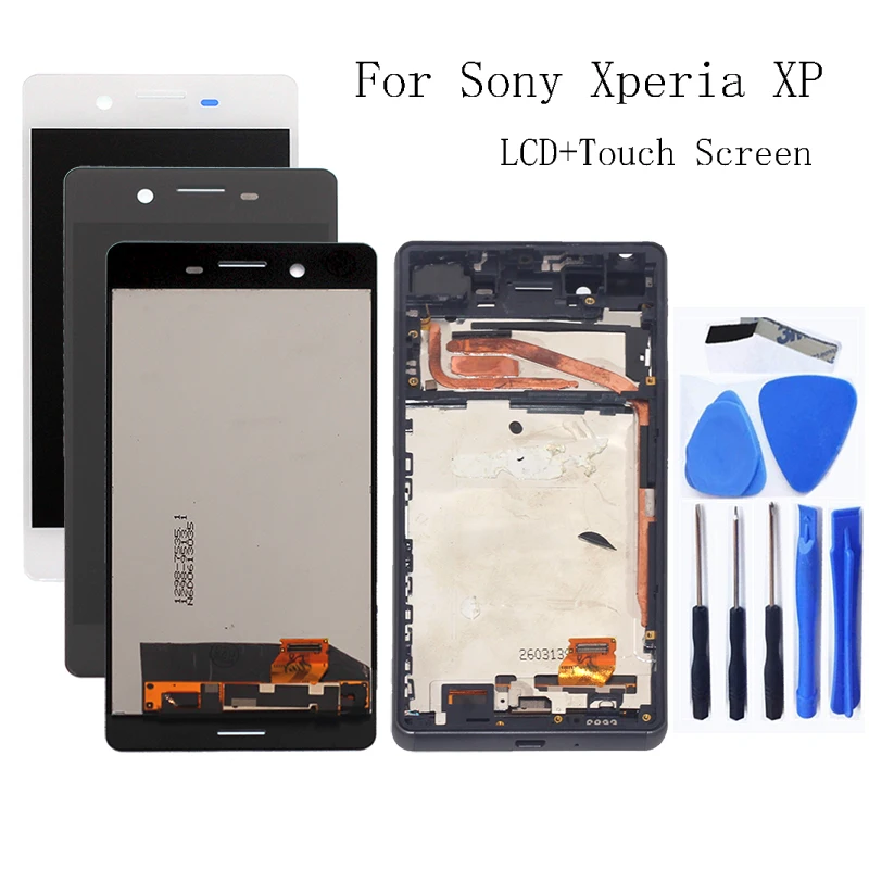 

For Sony Xperia XP F8131 F8132 LCD Monitor Accessories + Frame for Sony Xperia X High Performance LCD Display Digitizer Kit