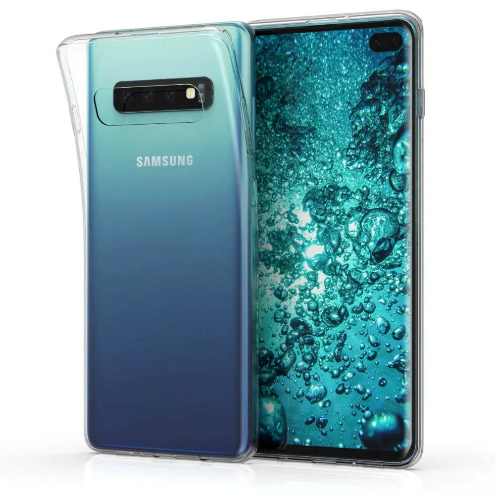 Для samsung Galaxy S10 Plus S10 5G чехол ультра тонкий прозрачный мягкий ТПУ чехол для задней панели для samsung Galaxy S10e S10+ Plus чехол