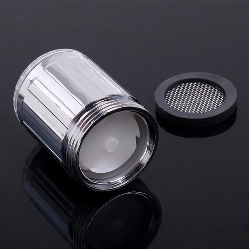 

Intelligent LED Water Faucet Random Color Kitchen Bathroom Shower Tap Faucet Nozzle Head Temperature Sensor Led Water Tap