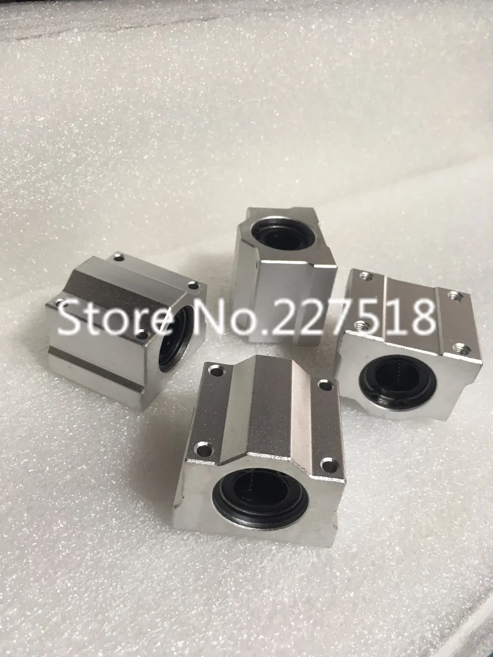 4pc KP08 8mm pillow block bearing zinc alloy insert linear bearing shaft support