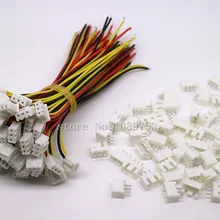 100 наборов JST XH 2,5 3 контактный разъем для подключения аккумулятора женский и мужской с 100 мм проводом