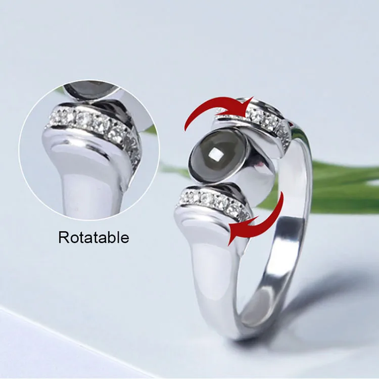 Swarovski crystal100languages love rings 04
