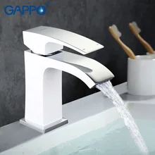 ФОТО gappo 1set high quality deck mounted basin sink faucet single handle painting plating chrome finished elegant style g1007-8
