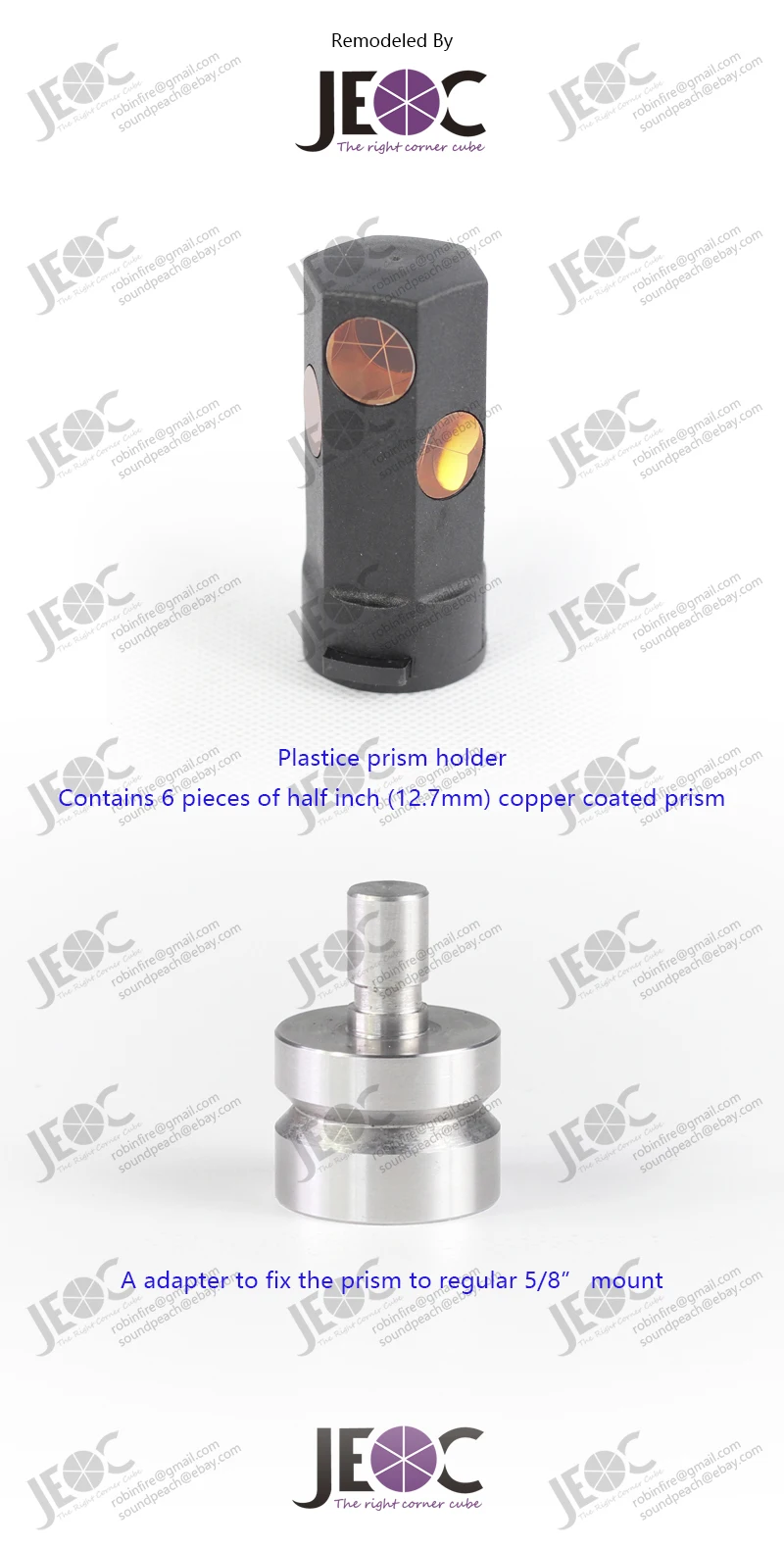 Mini 360 Degree Prism For Leica Trimble Topcon Total Station 12 7mm Half Inch Surveying Maditbox Total Stations Accessories