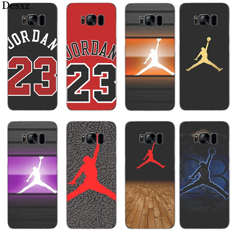 

TPU Back Cover Case for Samsung Galaxy S7 Edge S8 S9 Plus Note 8 9 23 basketball cell phone case