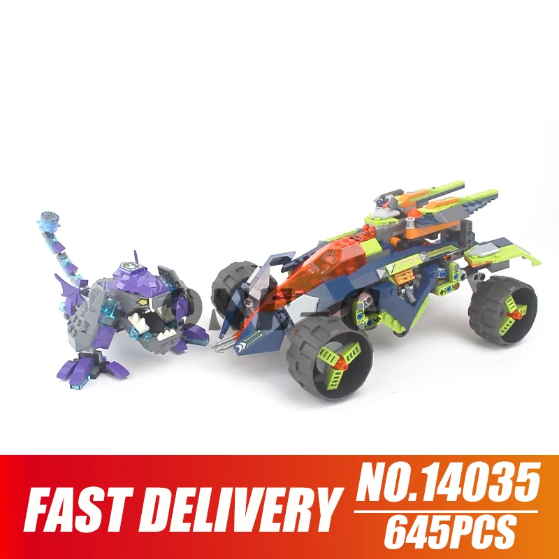 Строительные блоки Aaron's Rock Climber 10704 Совместимость legoinglys nexo knights 70355 кирпичи