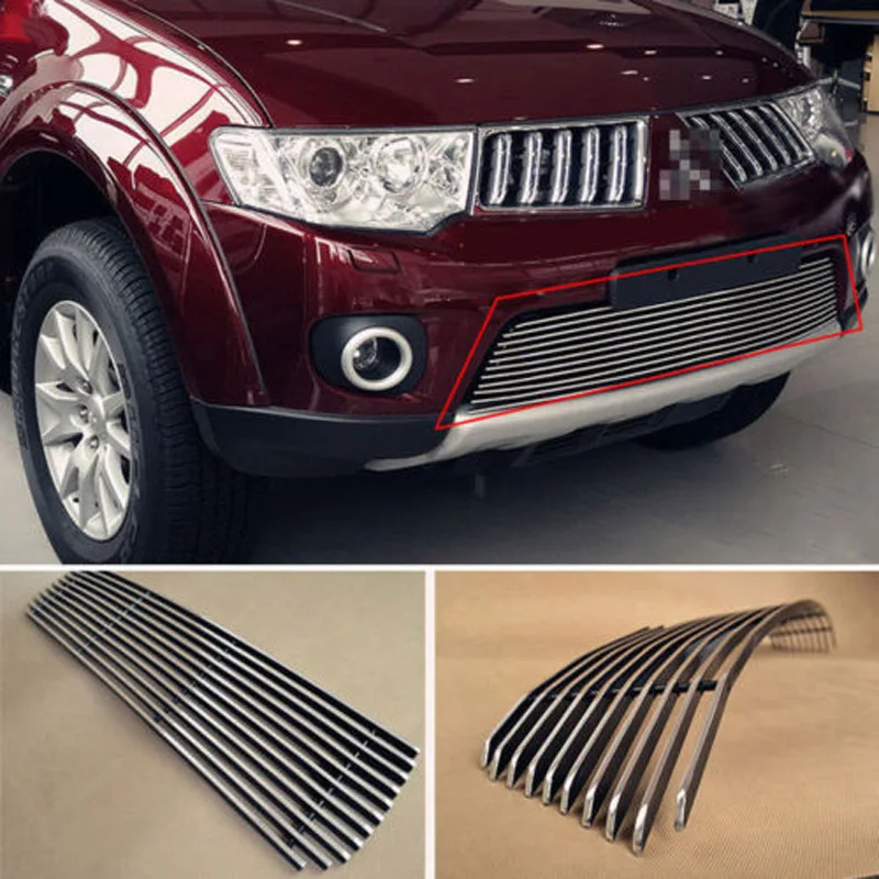Передняя решетка из алюминиевого сплава для Mitsubishi Pajero Sport 2011|bumper grille|mesh bumpermesh grille |