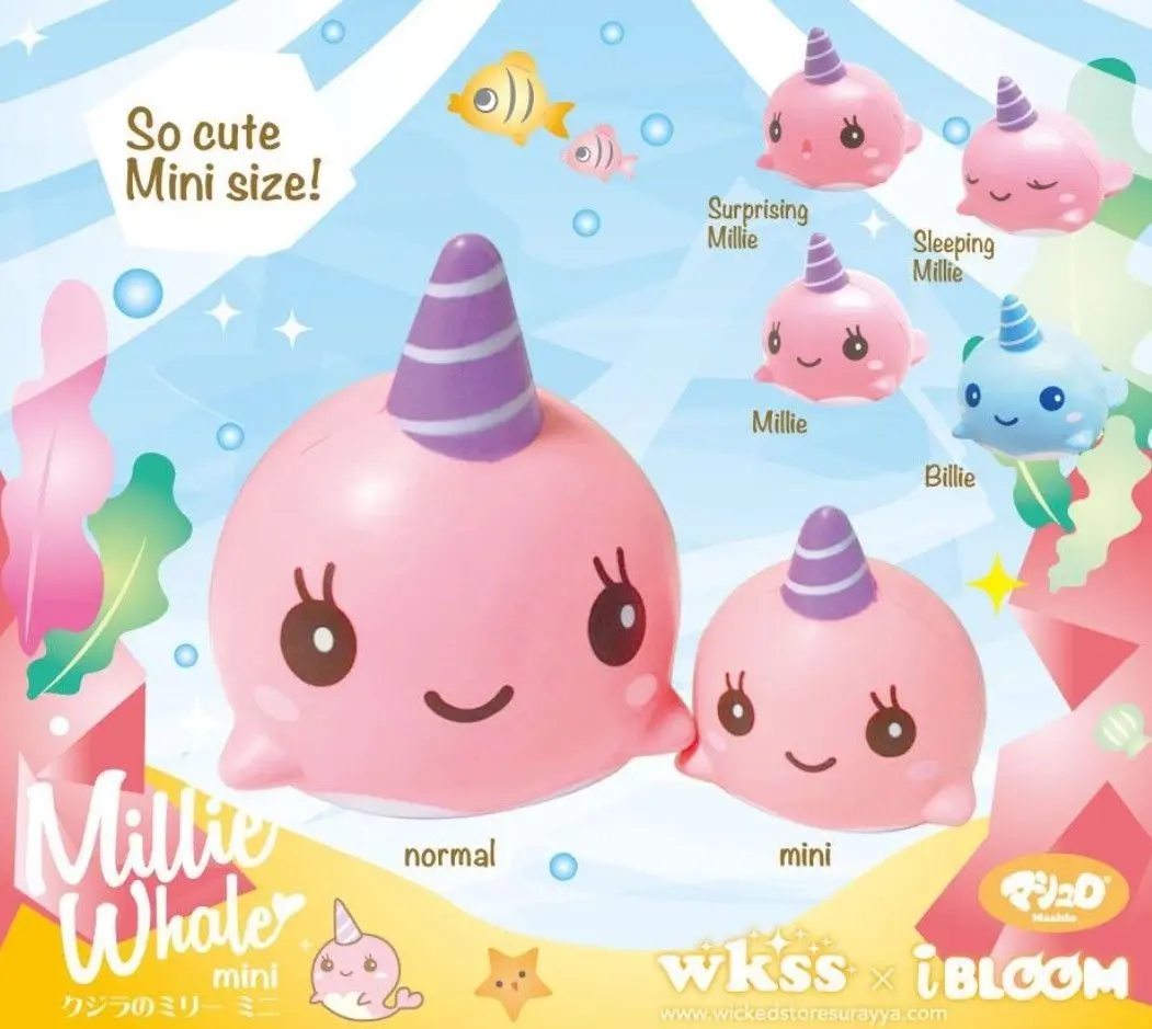 bilder für 2017 10 Teile/los Jumbo Kawaii Nette Squishy Whale Millie Cartoon Langsam steigenden Squeeze Stretch Vent Brot Kuchen Kind Spielzeug Geschenk großhandel bilder für 2017 10 Teile/los Jumbo Kawaii Nette Squishy Whale Millie Cartoon Langsam steigenden Squeeze Stretch Vent Brot Kuchen Kind Spielzeug Geschenk großhandel