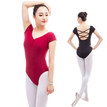 

Women Adult Spandex Dance Ballet Leotard Black Leotard Sexy Gymnastics Leotard for Dance Ballet Bodysuit Dancing Costume F103