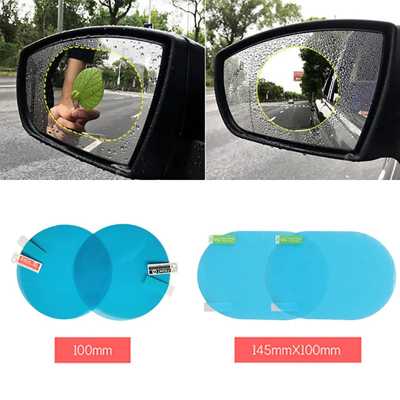 Pegatinas para espejo retrovisor de coche, impermeables, antiniebla, 2 uds. - AliExpress Automóviles