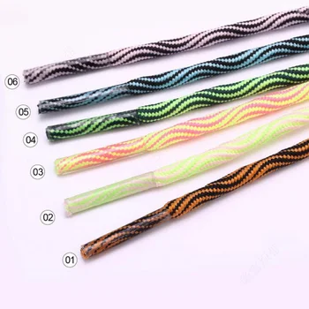 

New fashion style two-tone wave pattern shoelace casual shoelace