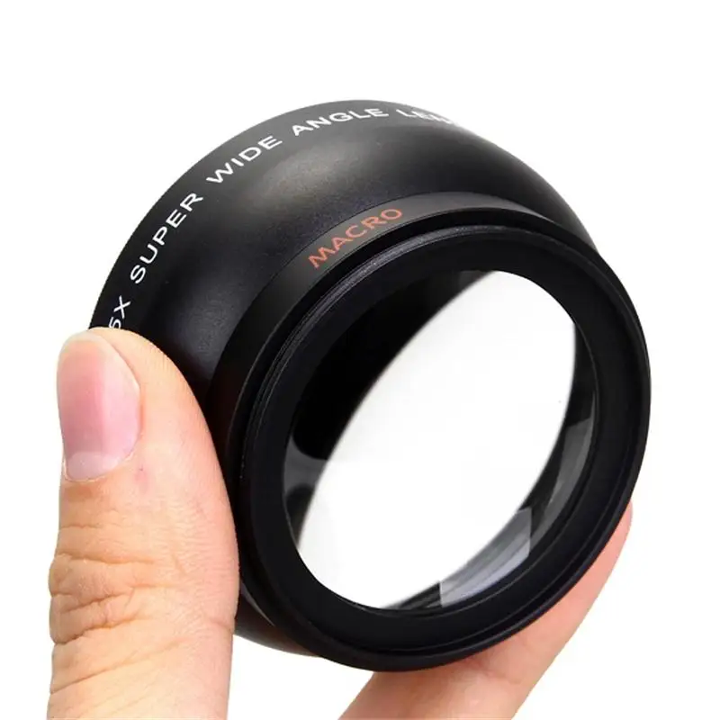 58MM 0.45x Wide Angle Lens + Macro Lens for Cannon 5D/60D/ 70D/350D / 400D / 450D / 500D /1000D/ 550D / 600D /1100D 18-55MM Lens