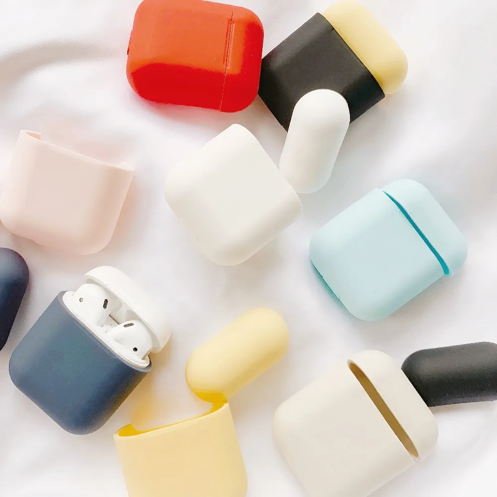 

Soft Silicone Protective Case For Airpods Case For Airpod Wireless Headphones Case Cover Luxury Funda For Air Pods Air Bag Case
