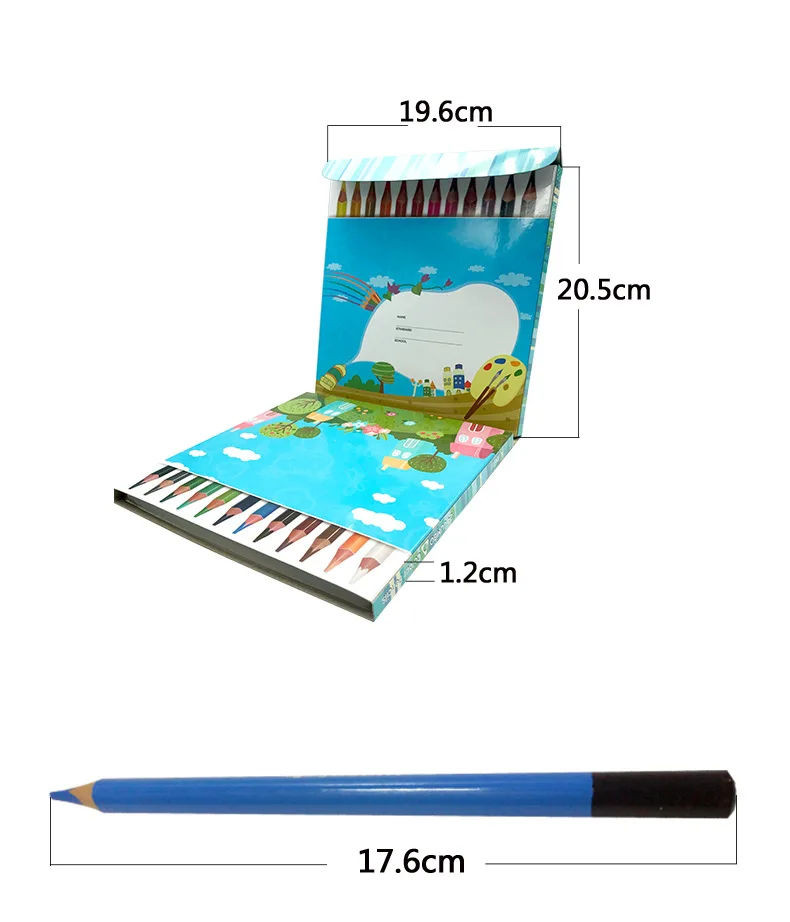 “ Suprimentos de Estudantes Finecolour12/24/36 Cores Double-headed Mark Esboço