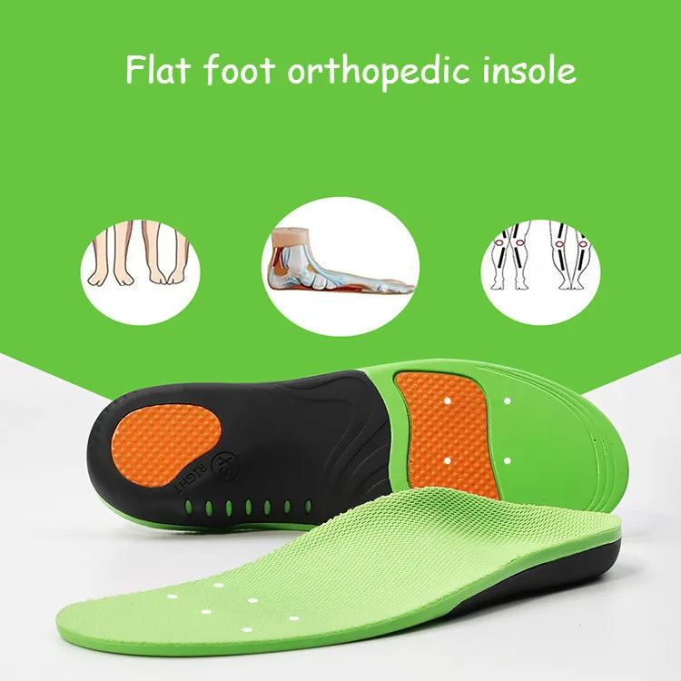 Orthopedic Insoles For Shoes Soles Inserts Flat Foot Arch Support Foot Vargus Valgus Corrector Shoe Insole Pad Inlegzolen Eva