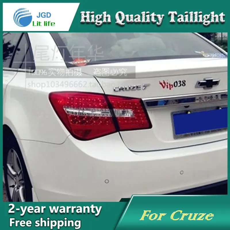 

Car Styling Tail Lamp for Chevrolet Cruze 2012 Tail Lights LED Tail Light Rear Lamp LED DRL+Brake+Park+Signal Stop Lamp