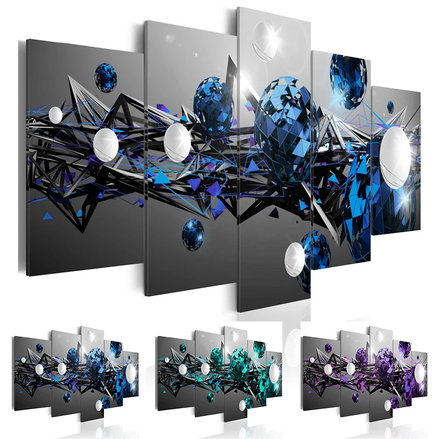 

2019 Unframed Modern Wall Art Painting Abstract Star Oil Painting on Canvas Living Home Decoration Canvas Art Design