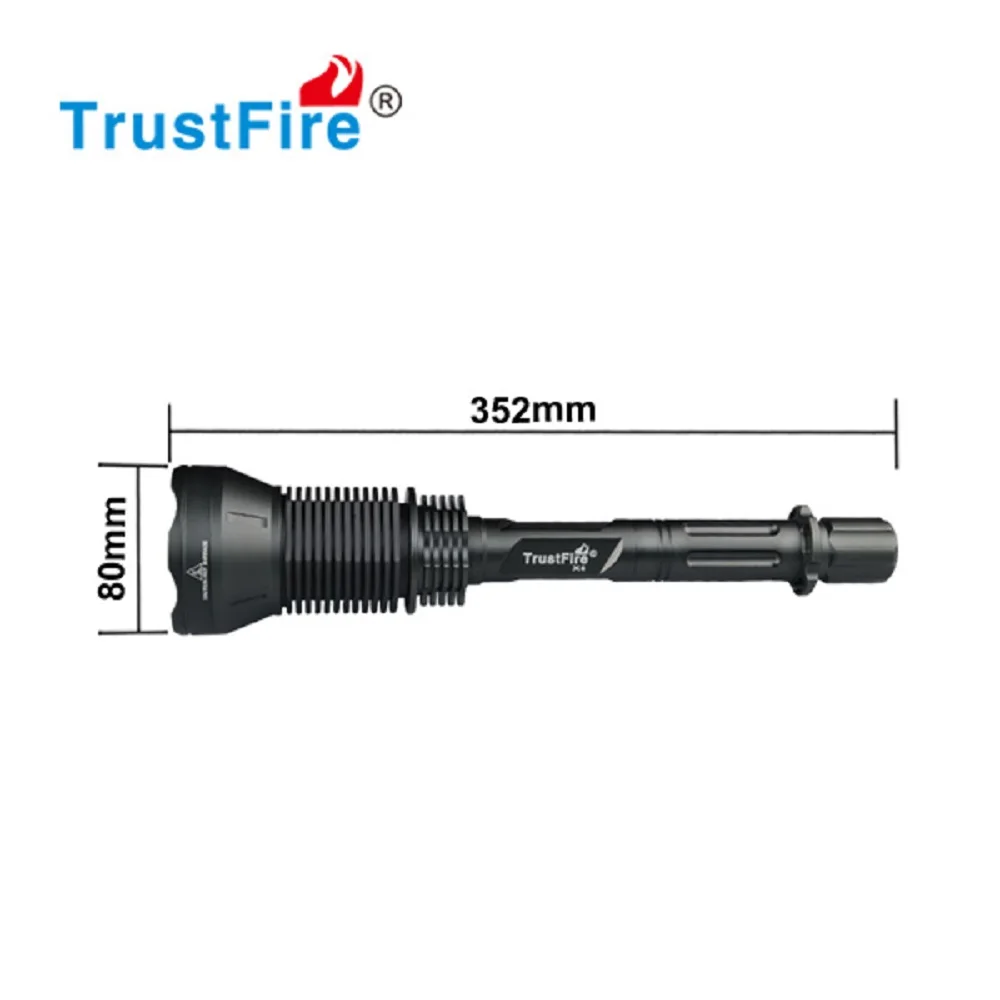 SST-90 светодиодный светильник-вспышка TrustFire X6 2300lm фонарь, 5 режимов, мощный светильник, 18650 перезаряжаемый светильник для наружного кемпинга и охоты