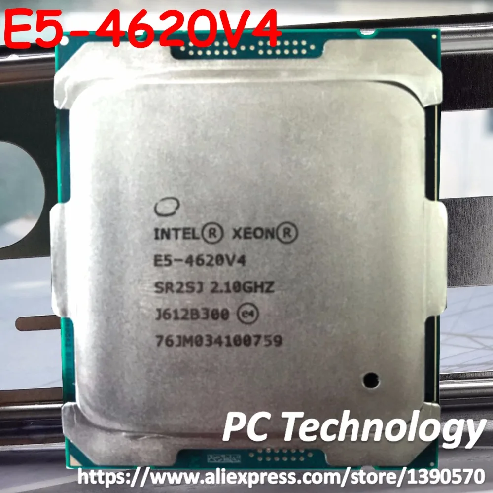 E5 4620V4 Original Intel Xeon 4620v4 2 10 ГГц ядерный 25 Мб SmartCache 105 Вт 4620 v4 LGA2011 3 Бесплатная
