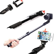 C188 штатив монопод 2in1 Выдвижная Алюминий Gopro с Bluetooth Контролируемая ручным моноподом 1 шт.+ держатель мобильного телефона 1 шт для IPhone@ ne Sa@ sung снасти N@ Кон