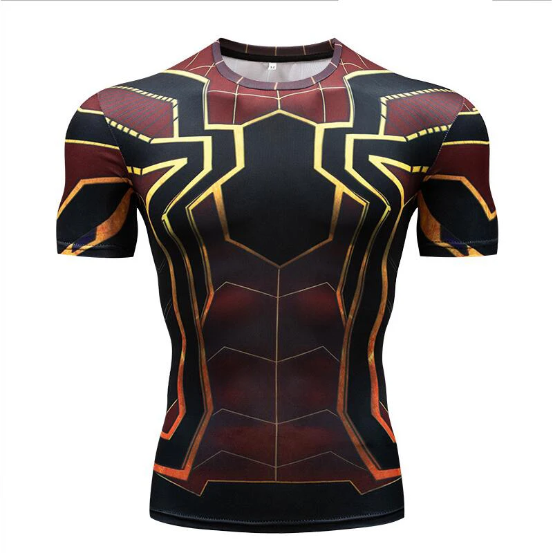 Avengers: ultimate game spider-man T-shirt Cosplay Quantum Realm 3d printed T-shirt dry 2019 men's and women's clothing t-shirts