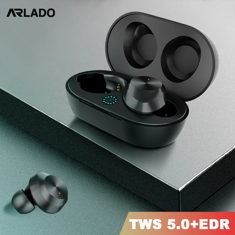 Наушники Arlado с Bluetooth беспроводные мини наушники зарядным устройством IPX5