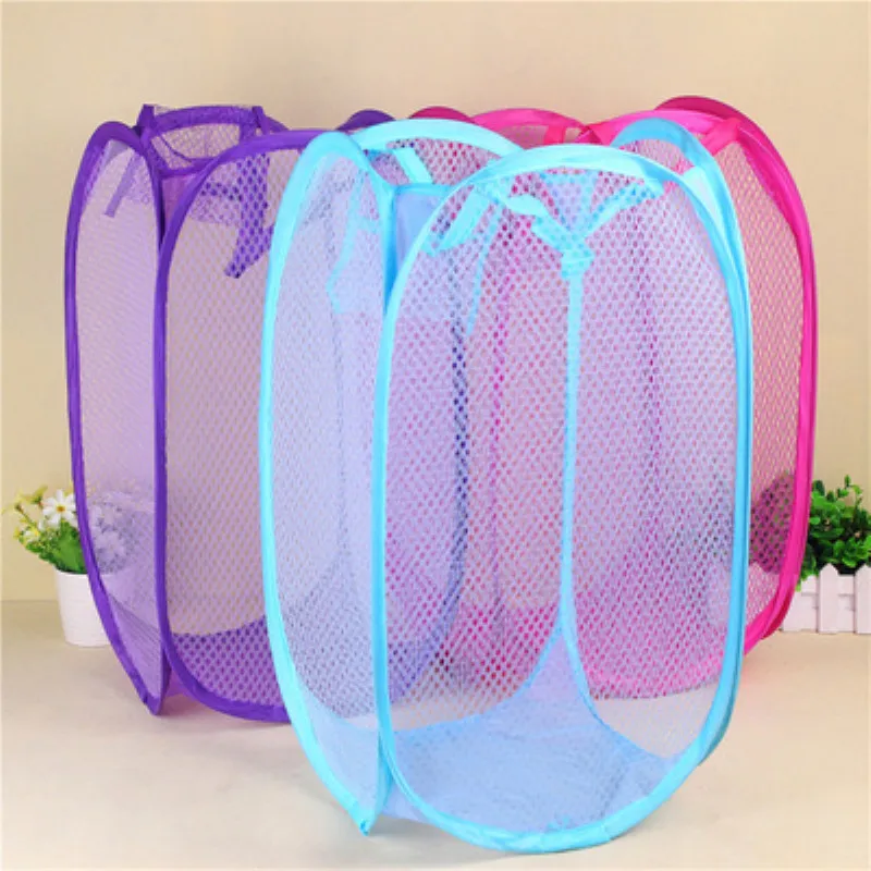 

Colored Folding Hamper Laundry Storage Basket